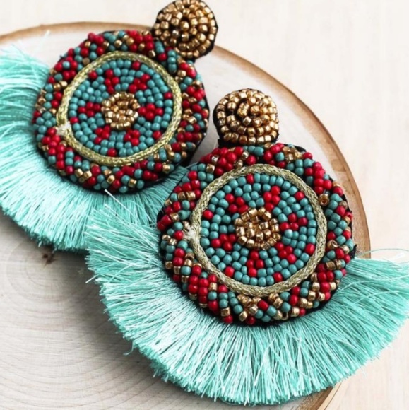 Jewelry - Tassel Fan Earrings
